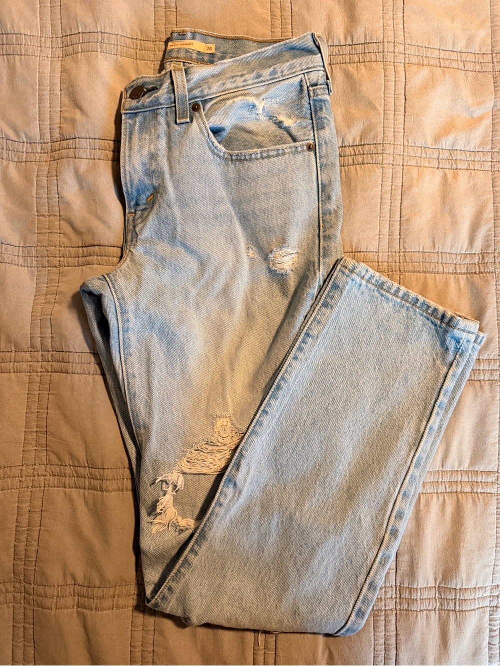 Levi's Light Blue Straight-Leg Women's Jeans